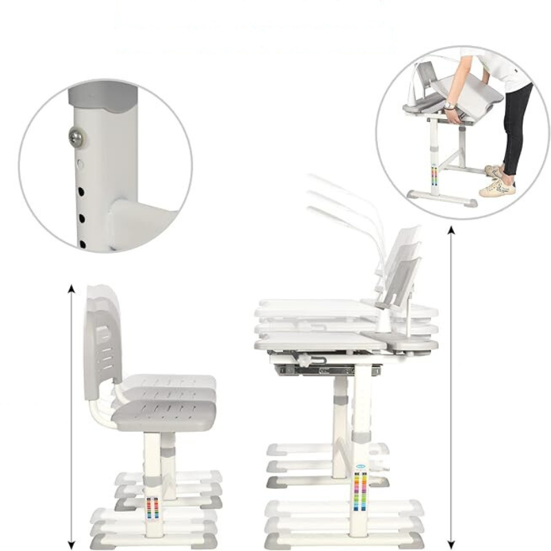 Functional desk and chair set